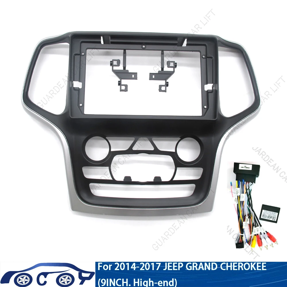 9Inch Car Radio Fascias For 2014-2017 JEEP GRAND CHEROKEE High-end Android Stereo Frame Player 2 Din Head Unit Panel Dash Trim
9Inch Car Radio Fascias For 2014-2017 JEEP GRAND CHEROKEE High-end Android Stereo Frame Player 2 Din Head Unit Panel Dash Trim