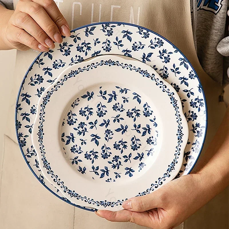 Retro Modern Style Ceramic Plate Restaurant Afternoon Tea Dessert Fruit Plates Home Breakfast Sandwich Plate Exquisite Tableware
Retro Modern Style Ceramic Plate Restaurant Afternoon Tea Dessert Fruit Plates Home Breakfast Sandwich Plate Exquisite Tableware