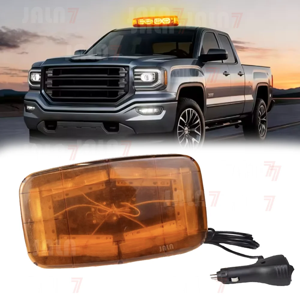 JALN7 LED Light Emergency Flash Warning Light Amber Magnetic roof Light Car SUV Pickup trucks construction vehicles
JALN7 LED Light Emergency Flash Warning Light Amber Magnetic roof Light Car SUV Pickup trucks construction vehicles