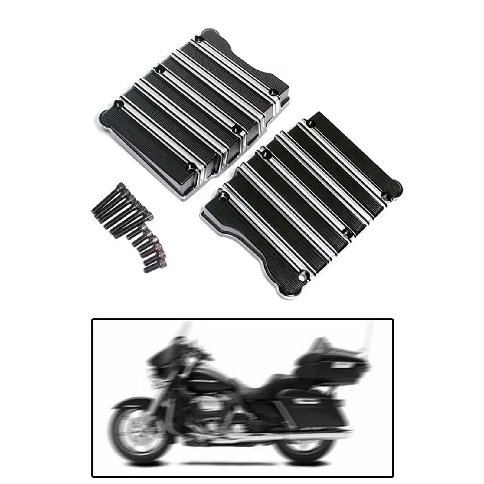 2Pcs Glide Cylinder Head Motorcycle Twin cam Parts Reusable Motorcycle Engine Modification Kit Aluminum Rocker Box Top Covers
2Pcs Glide Cylinder Head Motorcycle Twin cam Parts Reusable Motorcycle Engine Modification Kit Aluminum Rocker Box Top Covers