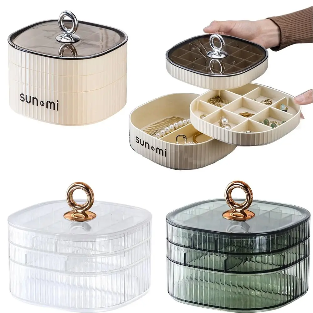 3 Layer Transparent Jewelry Box Compartment Stackable Jewelry Holder Case Space Saving Wear-resistant Jewelry Storing Organizer
3 Layer Transparent Jewelry Box Compartment Stackable Jewelry Holder Case Space Saving Wear-resistant Jewelry Storing Organizer