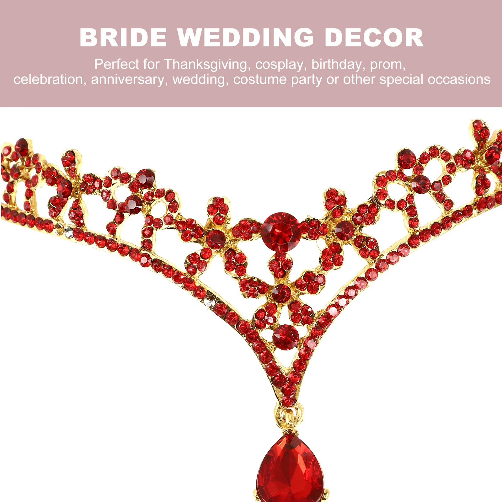 Bridal Forehead Headpiece Jewelry Elegant Red Crystal Rhinestone Wedding Frontlet Charm Pendant Dangle Water Drill Veil
Bridal Forehead Headpiece Jewelry Elegant Red Crystal Rhinestone Wedding Frontlet Charm Pendant Dangle Water Drill Veil