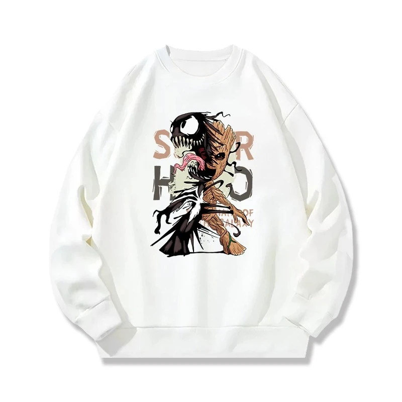 Marvel Guardians of The Galaxy Venom Joint Толстовка с круглым вырезом Tree Man Groot Осеннее мужское и женское пальто Одежда
Marvel Guardians of The Galaxy Venom Joint Толстовка с круглым вырезом Tree Man Groot Осеннее мужское и женское пальто Одежда