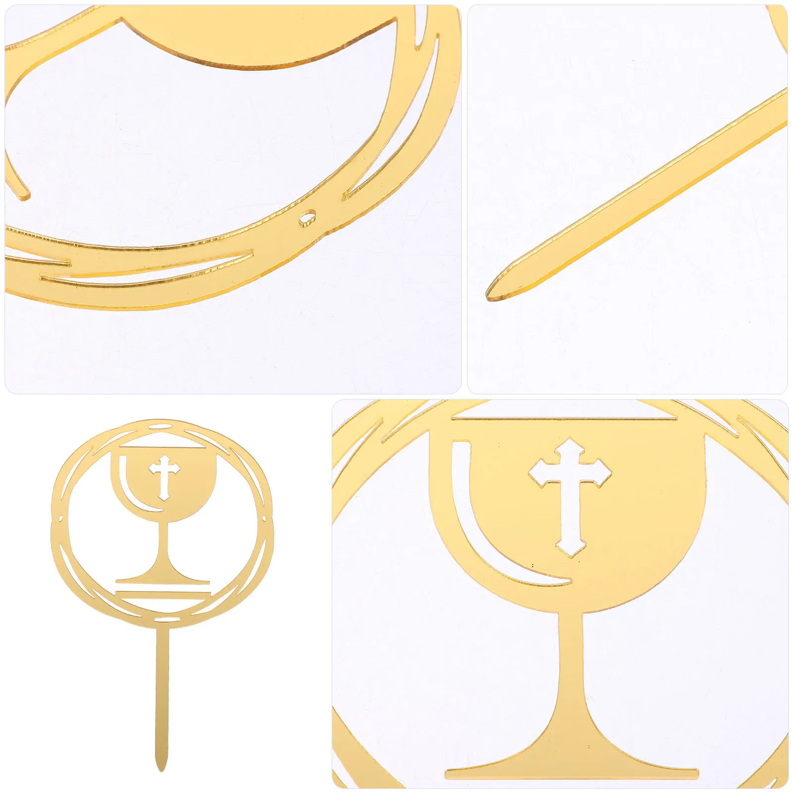 10Pcs Baptism Cake Decorations Communion Acrylic Cross Toppers Birthday Cake Insert Party Supplies Holy Cup Holy Cup Toppers
10Pcs Baptism Cake Decorations Communion Acrylic Cross Toppers Birthday Cake Insert Party Supplies Holy Cup Holy Cup Toppers