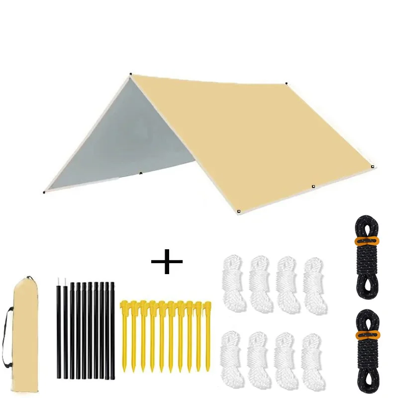 3x3m3x4m3x5m large camping waterproof tarpaulin outdoor sunshade sunshade beach tourism canopy khaki green optional
3x3m3x4m3x5m large camping waterproof tarpaulin outdoor sunshade sunshade beach tourism canopy khaki green optional