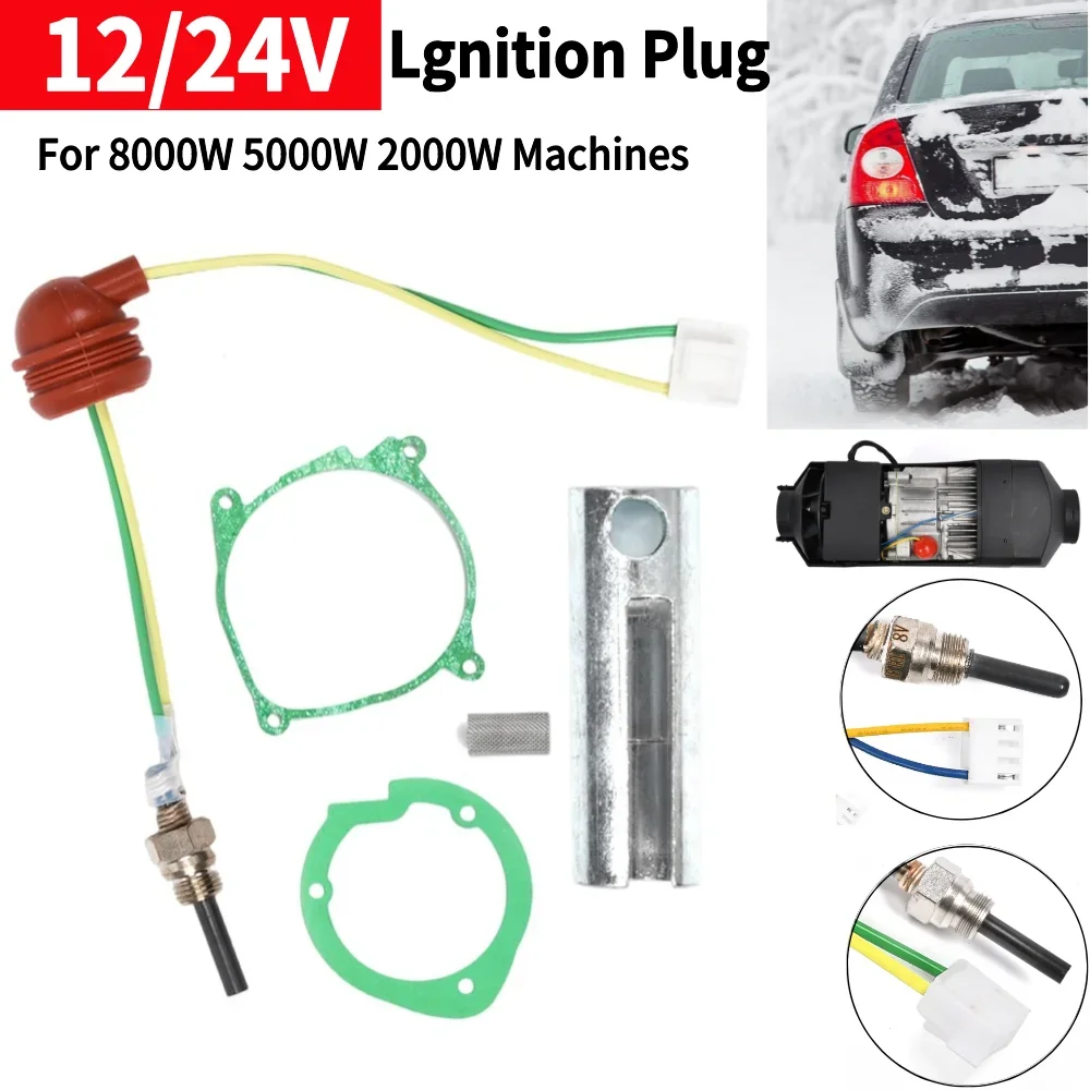 12V/24V 2KW 5KW 8KW Air Diesel Heater Plug Service Kit Ceramic Glow Pin Plug Parking Heater for Eberspacher D2 D4 D4S Heater
12V/24V 2KW 5KW 8KW Air Diesel Heater Plug Service Kit Ceramic Glow Pin Plug Parking Heater for Eberspacher D2 D4 D4S Heater