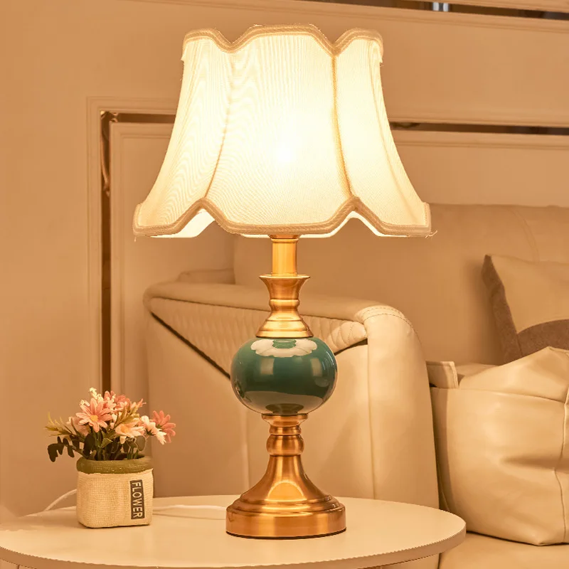Modern Hotel Bedside Lamp Ceramic Lamp Nordic Fabric Desk Lamp Household Living Room Bedside Lamp Study Office Table Lamp
Modern Hotel Bedside Lamp Ceramic Lamp Nordic Fabric Desk Lamp Household Living Room Bedside Lamp Study Office Table Lamp