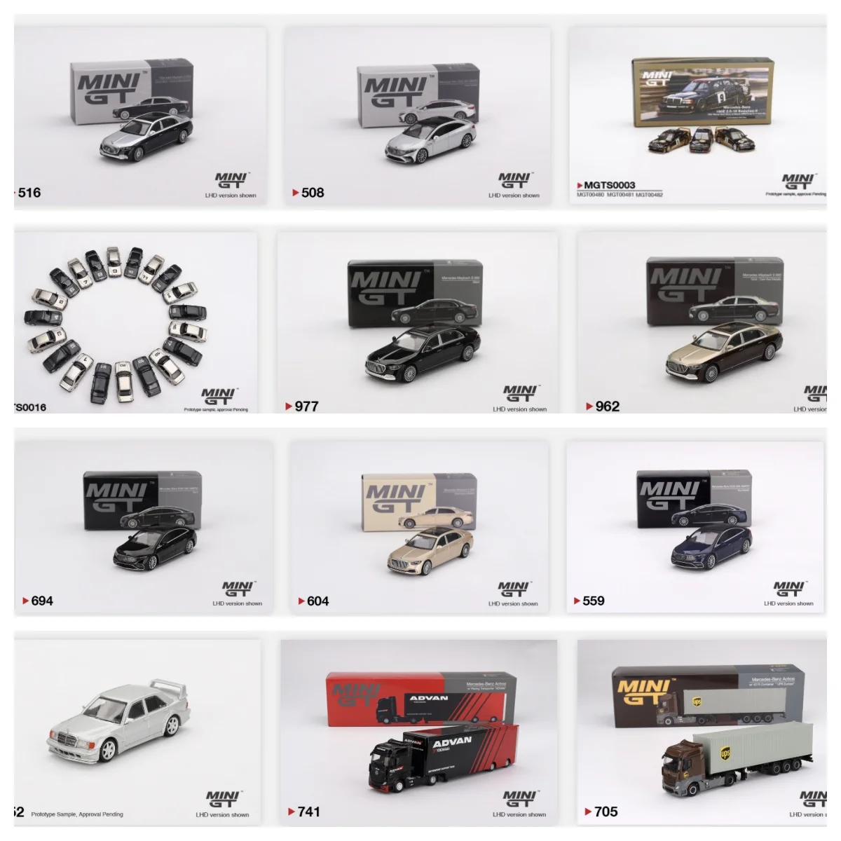 Mini gt Minigt MB S680 190E EQS 580 Diecast Model Car Collection Limited Edition
Mini gt Minigt MB S680 190E EQS 580 Diecast Model Car Collection Limited Edition