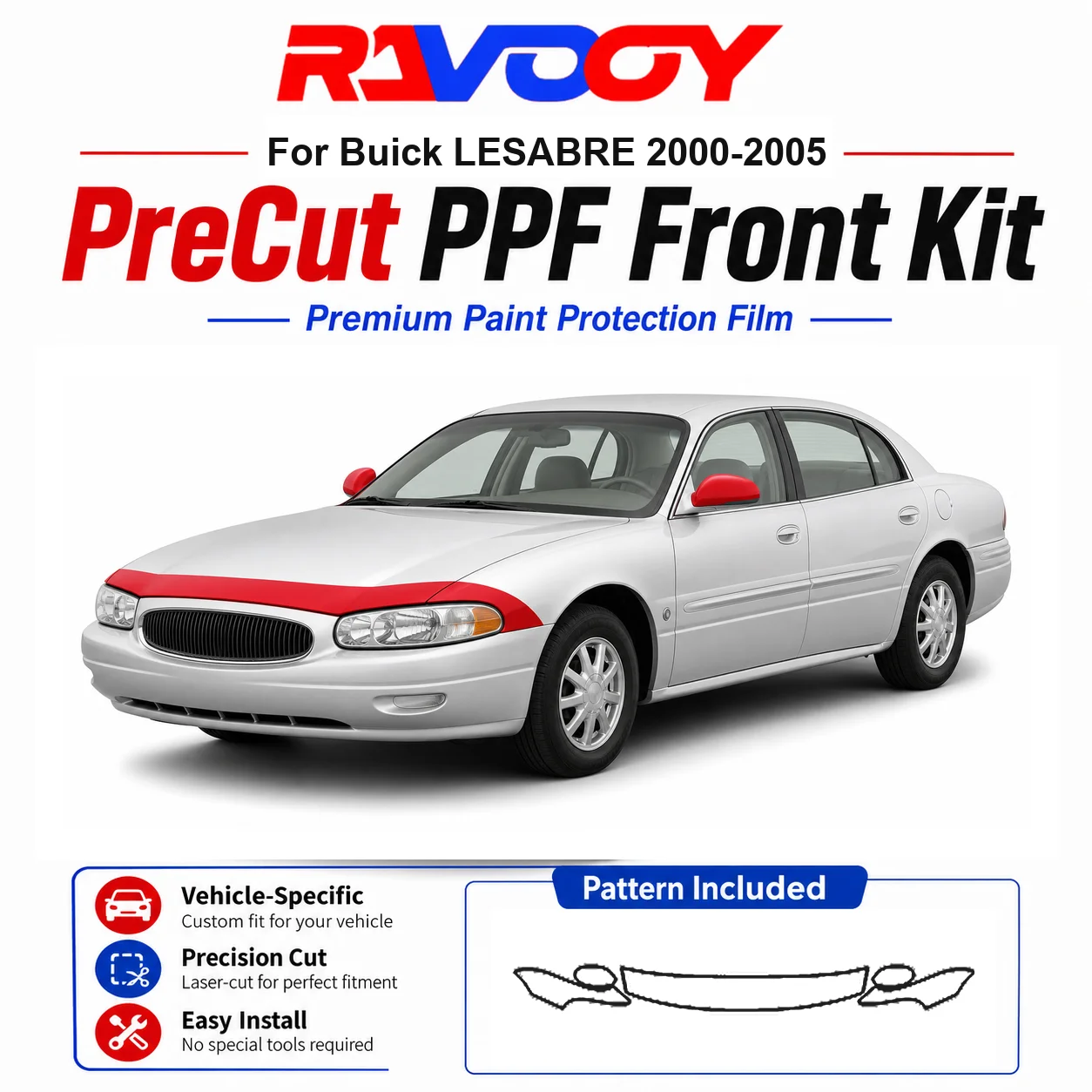 8.5mil TPU Precut PPF Kit For 2025-2026 Acura ADX - Hood, Partial Fenders & Full Mirror Set - Self-Healing Gloss Clear Bra Film
8.5mil TPU Precut PPF Kit For 2025-2026 Acura ADX - Hood, Partial Fenders & Full Mirror Set - Self-Healing Gloss Clear Bra Film