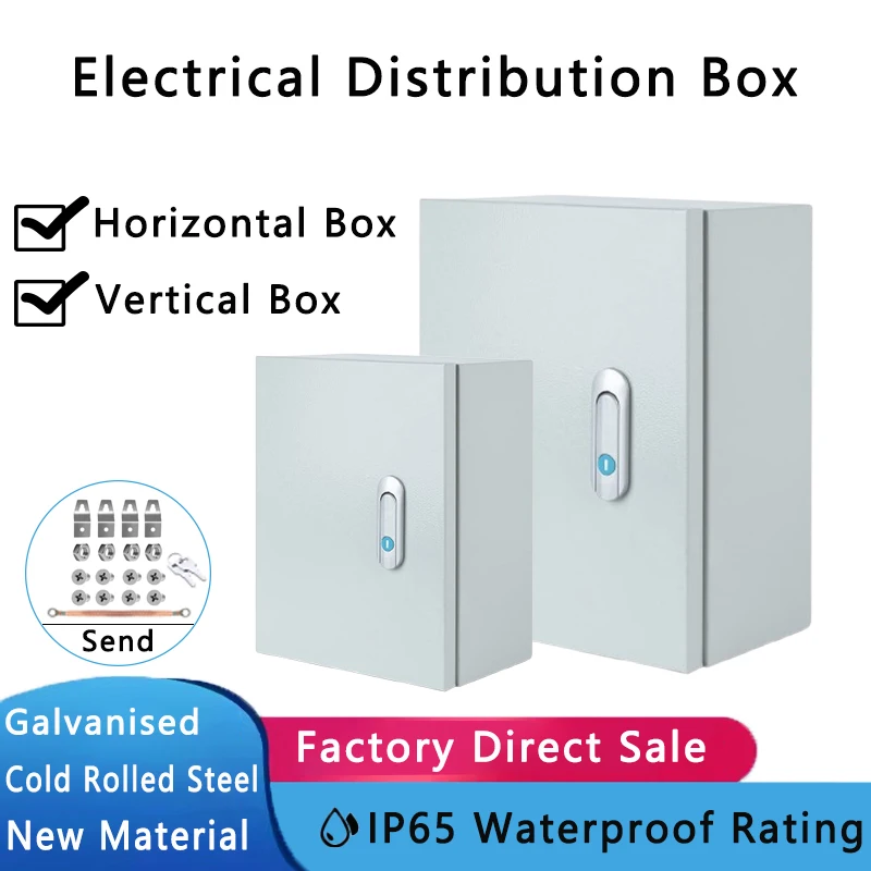 Cold Rolled Steel Box IP65 Waterproof Electrical Distribution Box Electrical Lock Cabinet Outdoor Junction Control Metal Box
Cold Rolled Steel Box IP65 Waterproof Electrical Distribution Box Electrical Lock Cabinet Outdoor Junction Control Metal Box