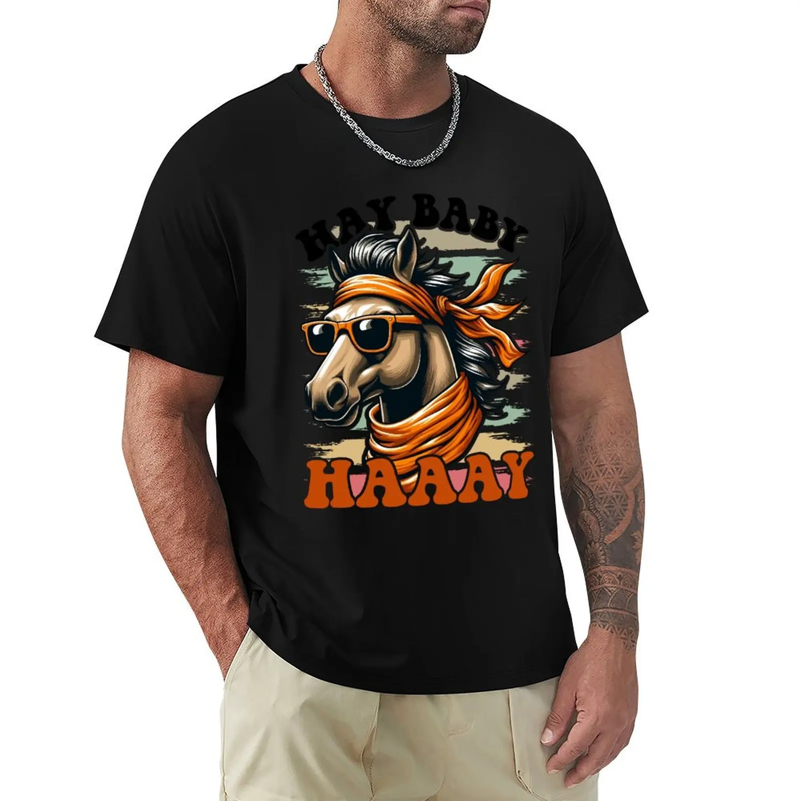 Hay Baby Haaay Horse T-Shirt High Elasticity Sports T-Shirt
Hay Baby Haaay Horse T-Shirt High Elasticity Sports T-Shirt