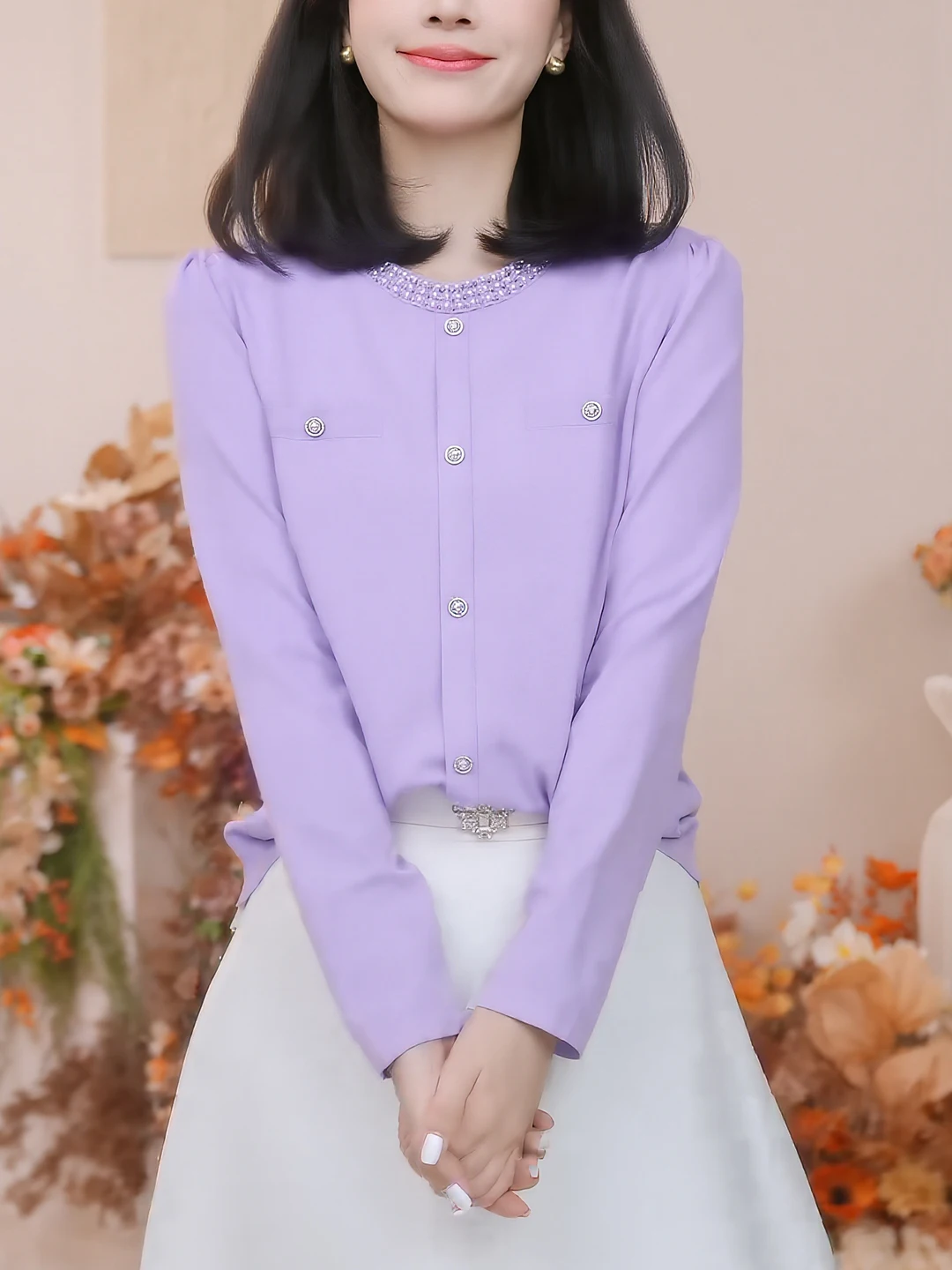 Ele Purple Knitted Sweater Heavy Embroidery round Ne Long Sve Women's Autumn Winter New Sle Agel White Enhancin...
Ele Purple Knitted Sweater Heavy Embroidery round Ne Long Sve Women's Autumn Winter New Sle Agel White Enhancin...
