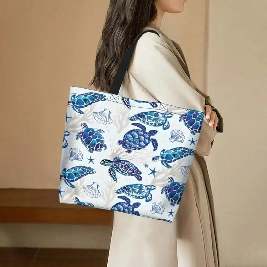 Ocean Sea Turtle Print Casual Tote Bag For Women And Men Summer Beach Travel Accessory
Ocean Sea Turtle Print Casual Tote Bag For Women And Men Summer Beach Travel Accessory