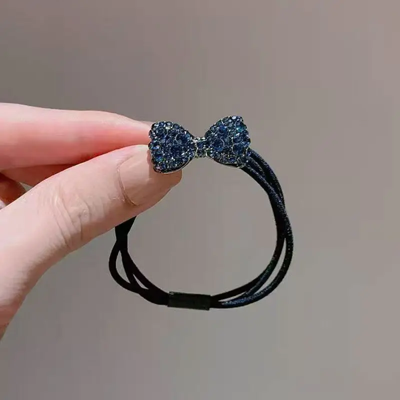 Bow Elastic Hair Tie High Elasticity Simple Elegant for Women Daily Use Non Slip Durable Black Rubber Hair Accessories
Bow Elastic Hair Tie High Elasticity Simple Elegant for Women Daily Use Non Slip Durable Black Rubber Hair Accessories