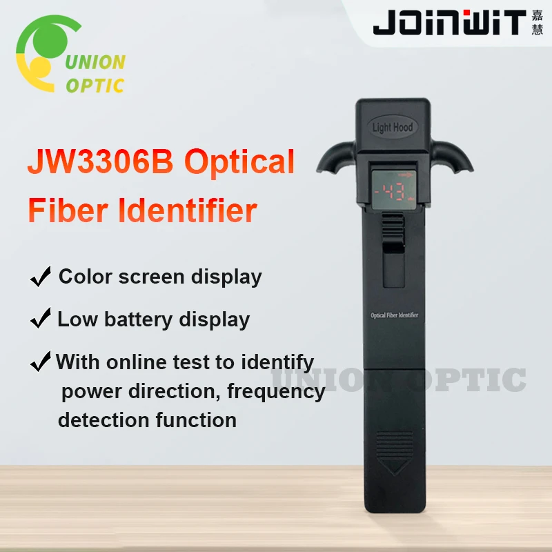 High Performance Joinwit JW3306B Live Fiber Optical Identifier 0.25~3mm Bare Fiber Jumper Identifier
High Performance Joinwit JW3306B Live Fiber Optical Identifier 0.25~3mm Bare Fiber Jumper Identifier