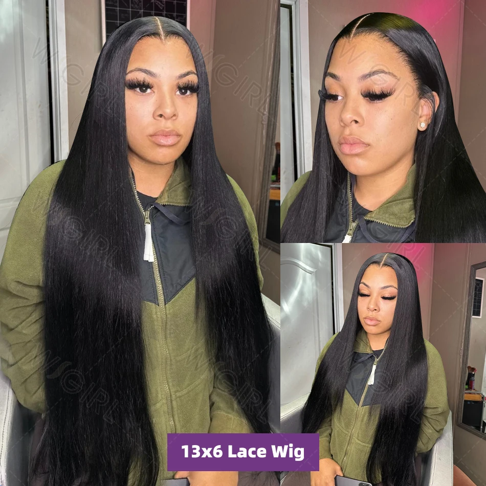 40 Inch HD Transparent Bone Straight 13x6 Lace Frontal Wig 250% Preplucked Brazilian 13x4 Lace Front Human Hair Wigs For Women
40 Inch HD Transparent Bone Straight 13x6 Lace Frontal Wig 250% Preplucked Brazilian 13x4 Lace Front Human Hair Wigs For Women
