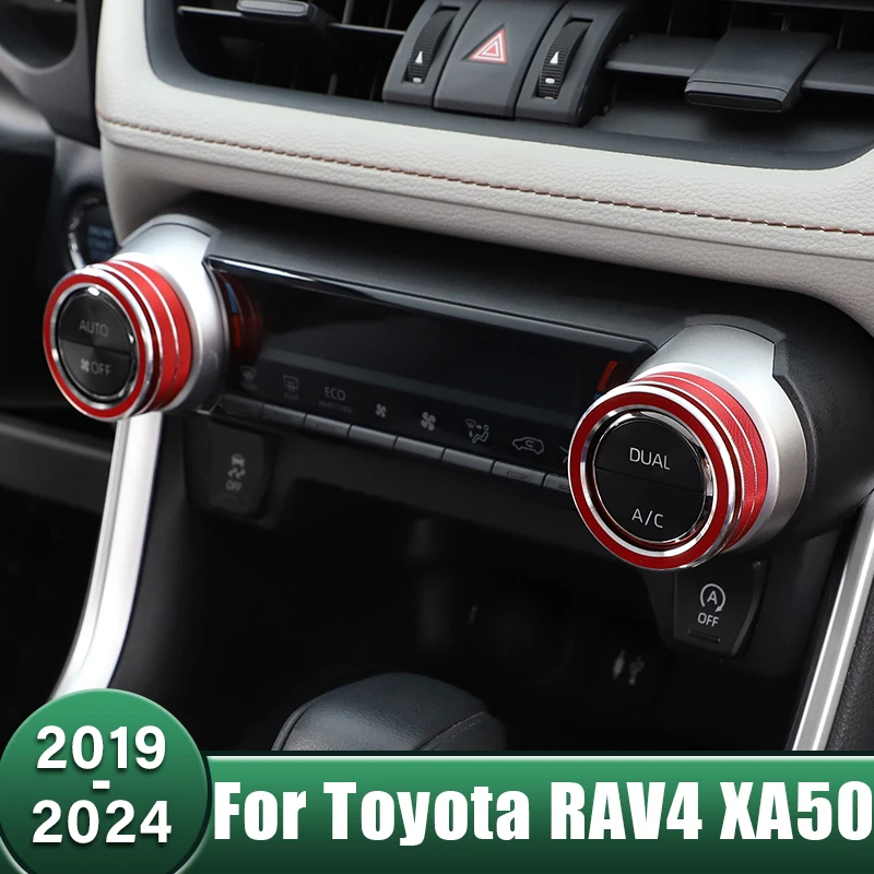 Car AC Control Switch Button Rings Radio Audio Knob Trim Cover For Toyota RAV4 XA50 2019 2020 2021 2022 2023 2024 RAV 4 Hybrid
Car AC Control Switch Button Rings Radio Audio Knob Trim Cover For Toyota RAV4 XA50 2019 2020 2021 2022 2023 2024 RAV 4 Hybrid