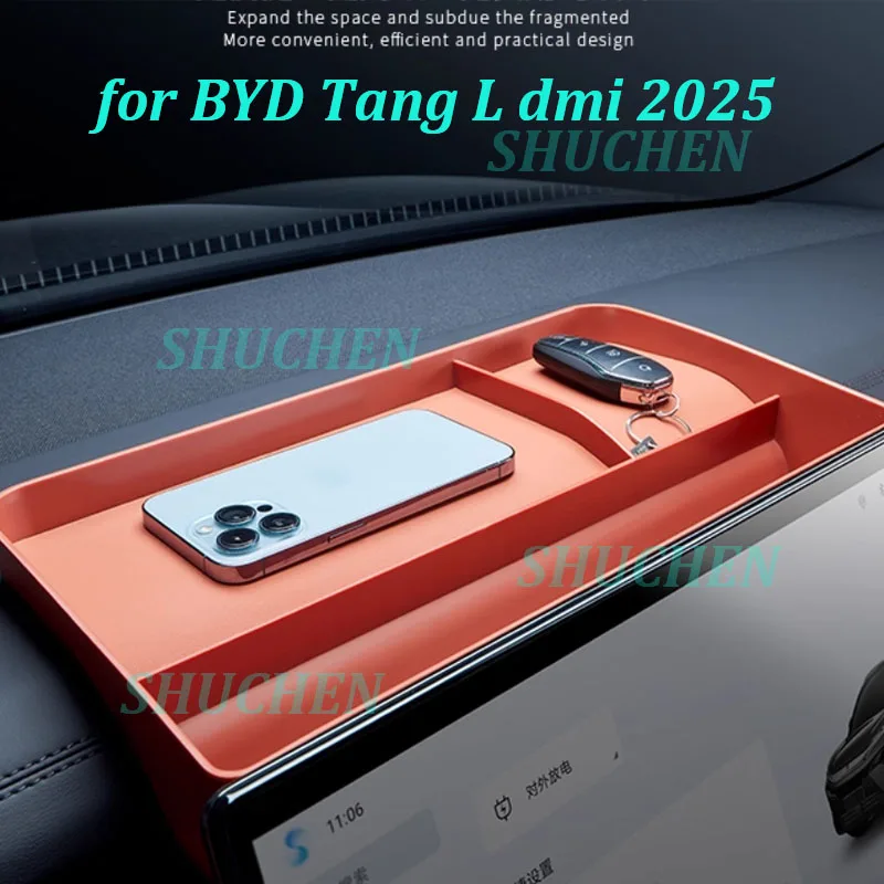 Car Behind Screen Storage Box for BYD Tang L DMI 2025 Dashboard ETC Tissue Box ABS Storage Box Interior Accessories
Car Behind Screen Storage Box for BYD Tang L DMI 2025 Dashboard ETC Tissue Box ABS Storage Box Interior Accessories