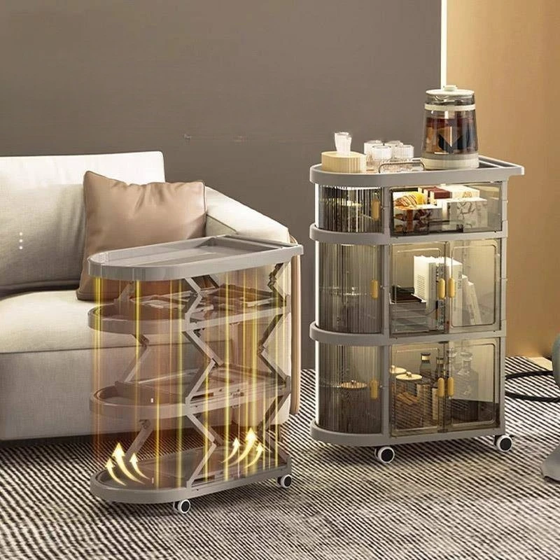 Snack storage cabinet foldable installation-free shelf trolley living room slit narrow slit mobile storage cabinet
Snack storage cabinet foldable installation-free shelf trolley living room slit narrow slit mobile storage cabinet
