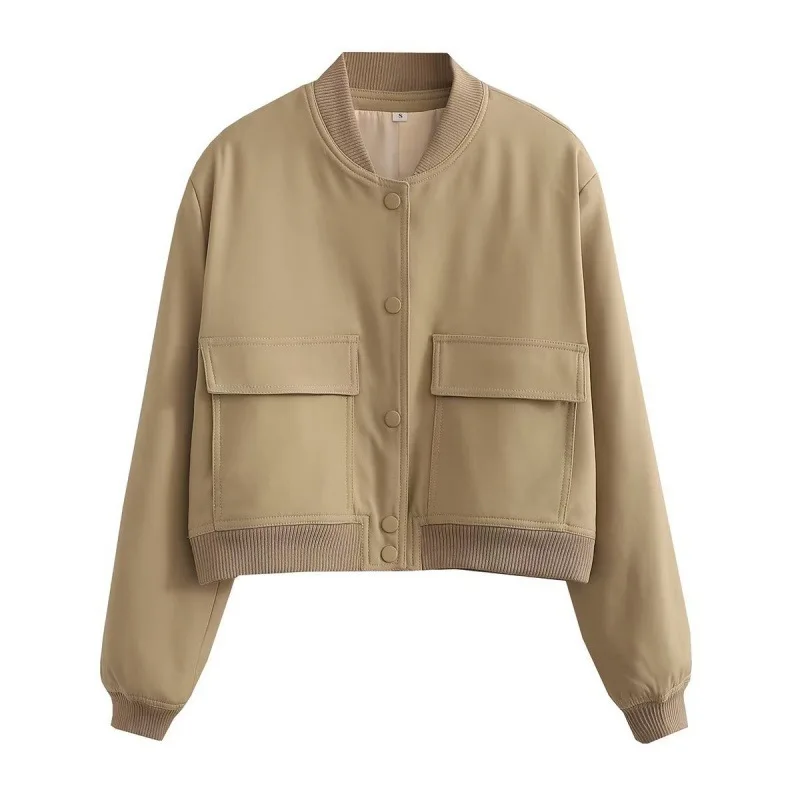 Spring/Summer New Style European-style Button-Up Jacket with Large Pockets, Neutral Style, Women's Jacket
Spring/Summer New Style European-style Button-Up Jacket with Large Pockets, Neutral Style, Women's Jacket