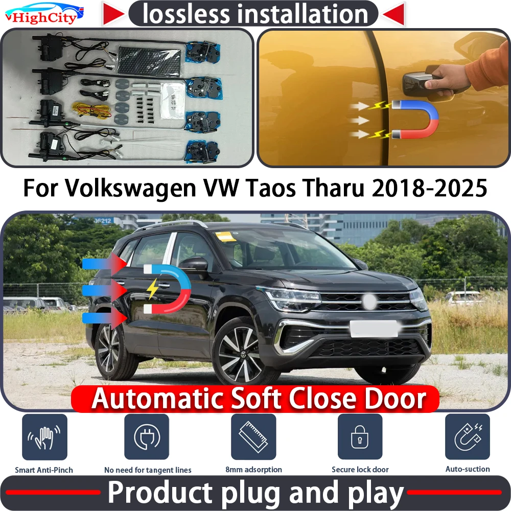 HighCity Electric Closing Door Lock Actuator for Volkswagen VW Taos Tharu 2018-2025 Soft Close Power Latch System Auto Pull Door
HighCity Electric Closing Door Lock Actuator for Volkswagen VW Taos Tharu 2018-2025 Soft Close Power Latch System Auto Pull Door