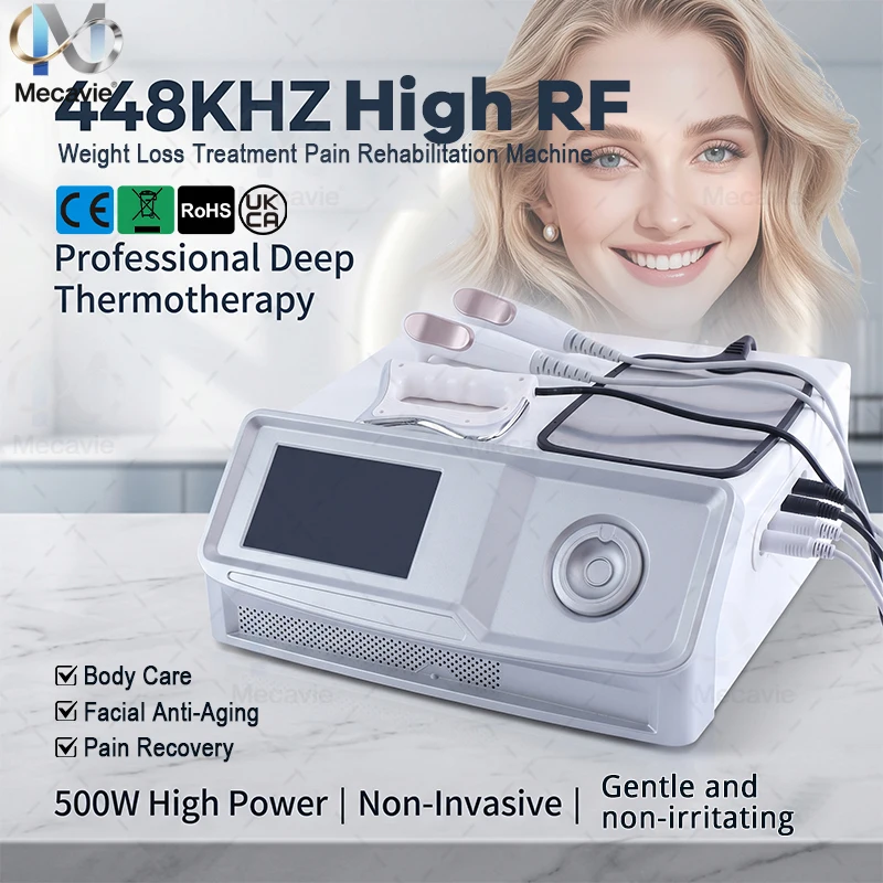 Mecavie 3 In 1 Body Slimming Skin Tightening 448Khz Deep Heat Therapy Machine Professional Body Shaping Facial Rejuvenation
Mecavie 3 In 1 Body Slimming Skin Tightening 448Khz Deep Heat Therapy Machine Professional Body Shaping Facial Rejuvenation