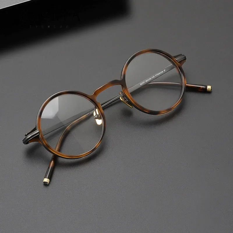 Vintage Small Round Glasses Frame Acetate & Titanium Optical Prescription Eyeglasses Frame Men and Women Retro Round Eye Glasses
Vintage Small Round Glasses Frame Acetate & Titanium Optical Prescription Eyeglasses Frame Men and Women Retro Round Eye Glasses