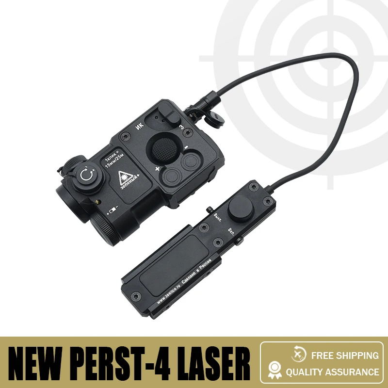 New PERST-4 Tactical PEQ Visible Green and IR Laser Aiming Indicator Pointer with Upgraded Switch Perst4 for Tactical Hunting
New PERST-4 Tactical PEQ Visible Green and IR Laser Aiming Indicator Pointer with Upgraded Switch Perst4 for Tactical Hunting