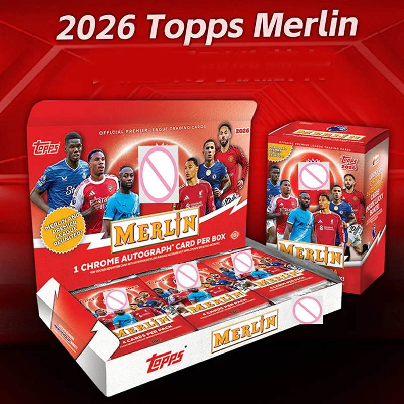 2025-26 Topps Merlin Premier League Trading Cards Hobby Box Soccer Star Collection Football Collectible Cards Sealed Pack Gift
2025-26 Topps Merlin Premier League Trading Cards Hobby Box Soccer Star Collection Football Collectible Cards Sealed Pack Gift