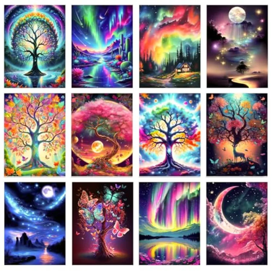 12 Pack Diamond Painting Kits for AdultsMoon Landscape Diamond Arts Kits for Adults 5D Diamond Painting Kits Diamond Dots for A
12 Pack Diamond Painting Kits for AdultsMoon Landscape Diamond Arts Kits for Adults 5D Diamond Painting Kits Diamond Dots for A