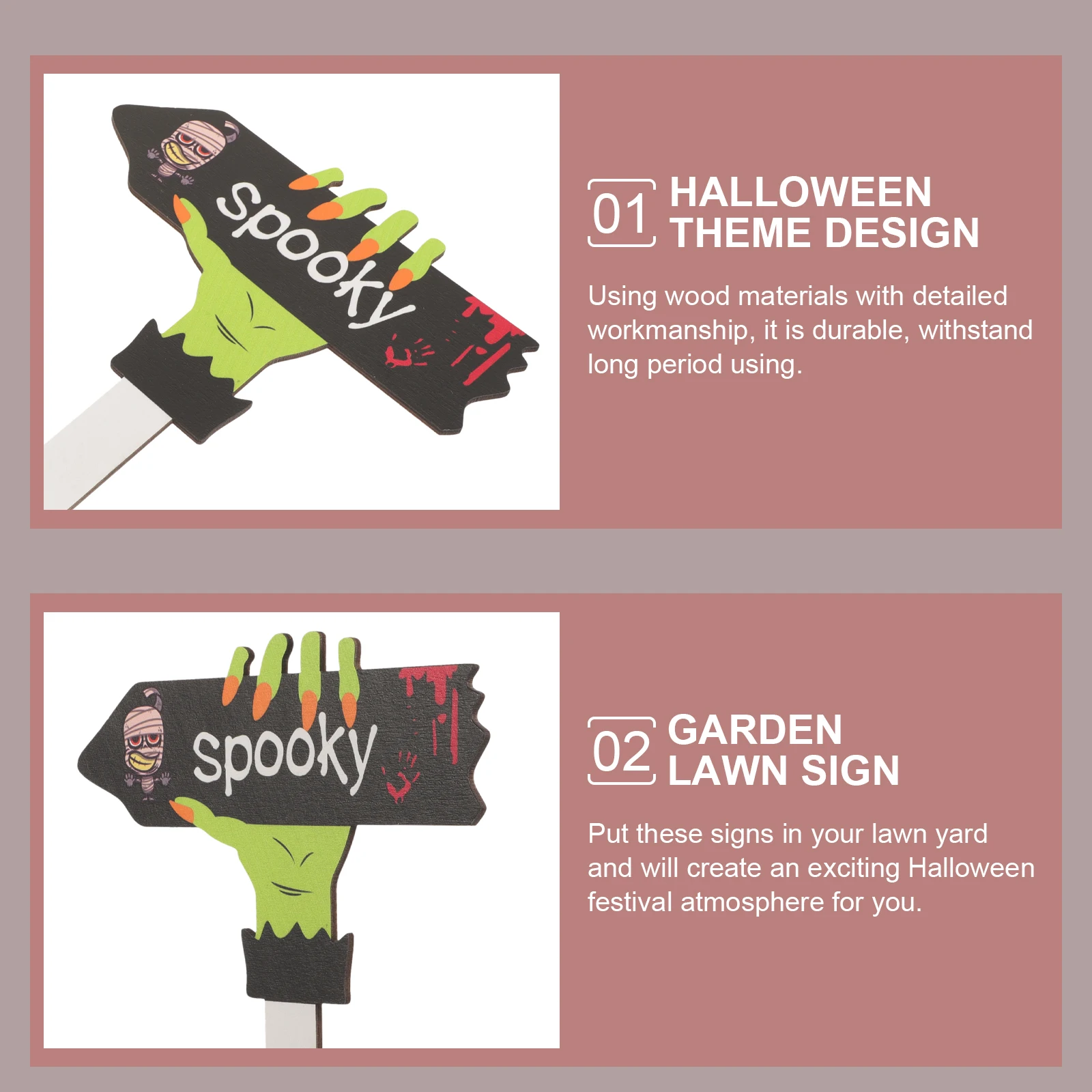 Halloween Yard Stake Signs Outdoor Garden Decoration Lawn Spooky Party Festival Decorative Wooden Boards Grave Vintage
Halloween Yard Stake Signs Outdoor Garden Decoration Lawn Spooky Party Festival Decorative Wooden Boards Grave Vintage