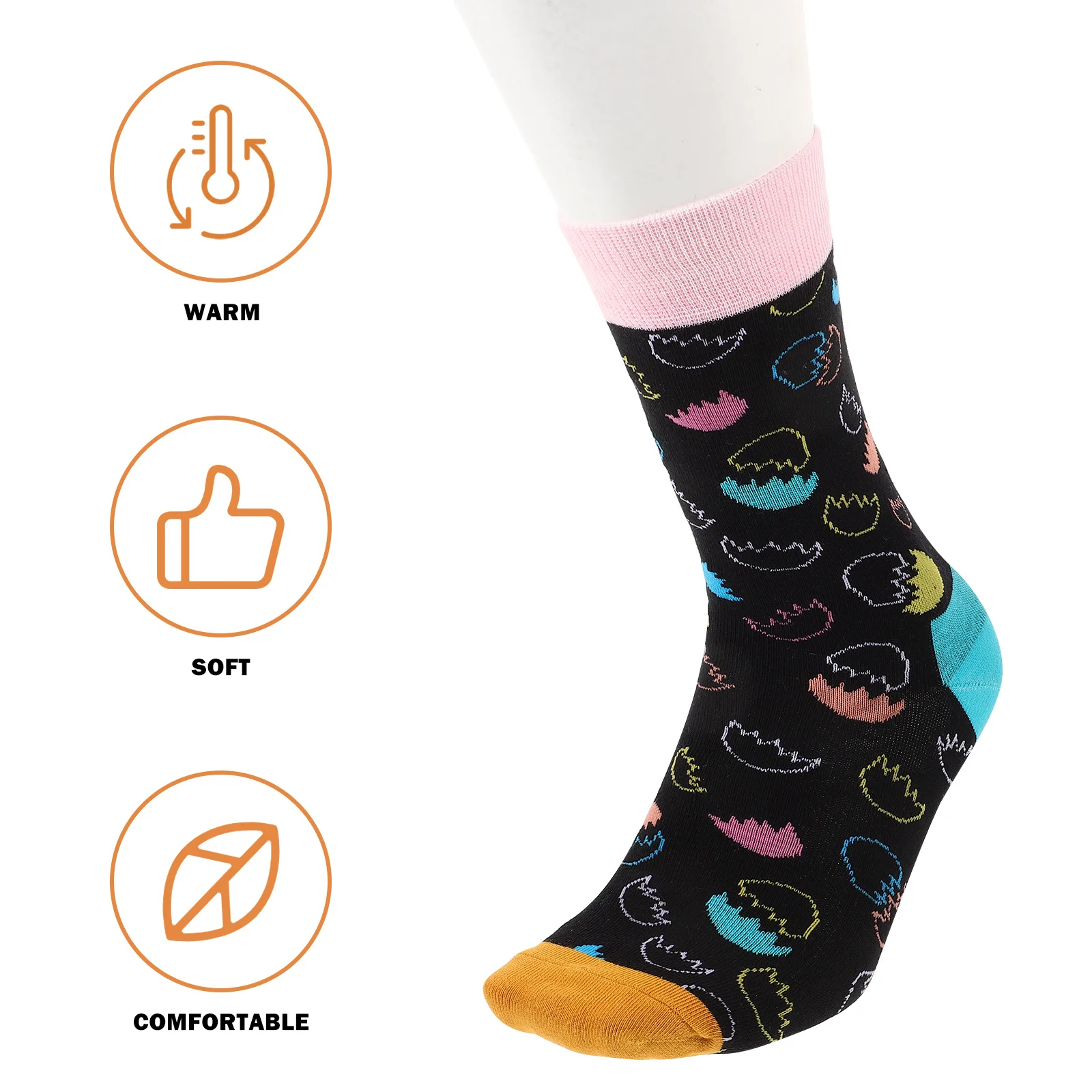 2 пары носков с пасхальным яйцом и кроликом, высококачественные хлопковые удобные дышащие повседневные спортивные носки до середины икры, подарок для женщин и мужчин
2 пары носков с пасхальным яйцом и кроликом, высококачественные хлопковые удобные дышащие повседневные спортивные носки до середины икры, подарок для женщин и мужчин