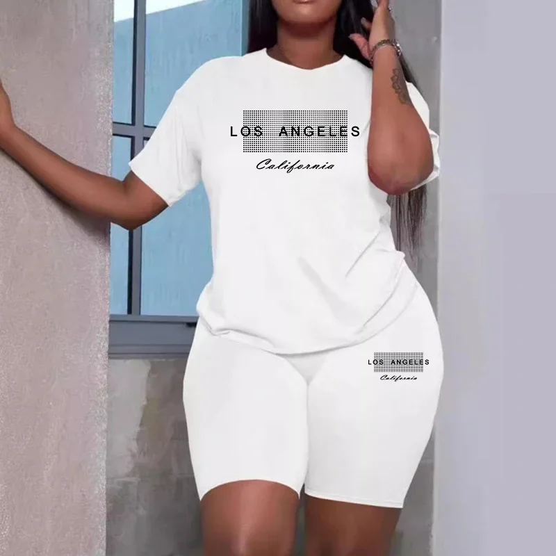 Casual Woman Clothing 2026 Summer Two Piece Set for Women T-Shirts O-Neck Shorts Daily Short Sleeve Tracksuit Hot Sales Matching
Casual Woman Clothing 2026 Summer Two Piece Set for Women T-Shirts O-Neck Shorts Daily Short Sleeve Tracksuit Hot Sales Matching