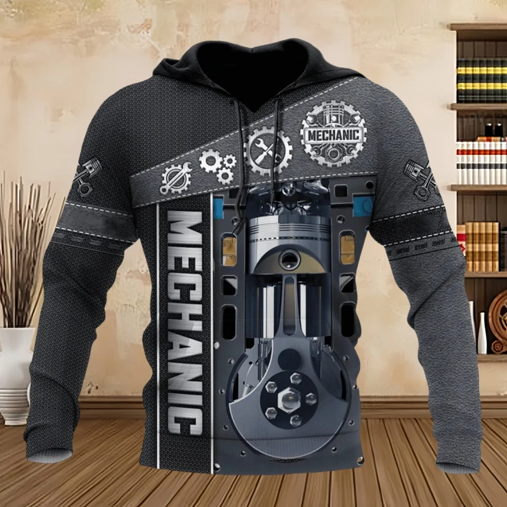 New in Sweatshirts Mechanic Hoodies Personalised Men's Hooded Sweatshirts Fall Kangaroo Pocket Oversized Casual Pullovers Hoodie
New in Sweatshirts Mechanic Hoodies Personalised Men's Hooded Sweatshirts Fall Kangaroo Pocket Oversized Casual Pullovers Hoodie