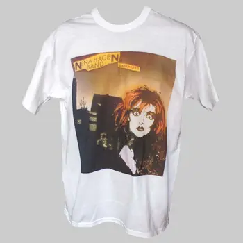 Nina Hagen 펑크 록 짧은 Sve 화이트 유니섹스 티셔츠, S-3XL
