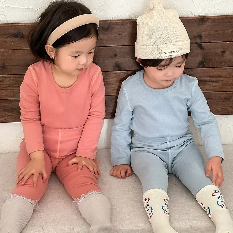 2023 Autumn and Winter Korean Childrens Warm Underwear Set Baby Cotton Home Fur Boys and GirlsAutumn Clothing Autumn Pants
2023 Autumn and Winter Korean Childrens Warm Underwear Set Baby Cotton Home Fur Boys and GirlsAutumn Clothing Autumn Pants