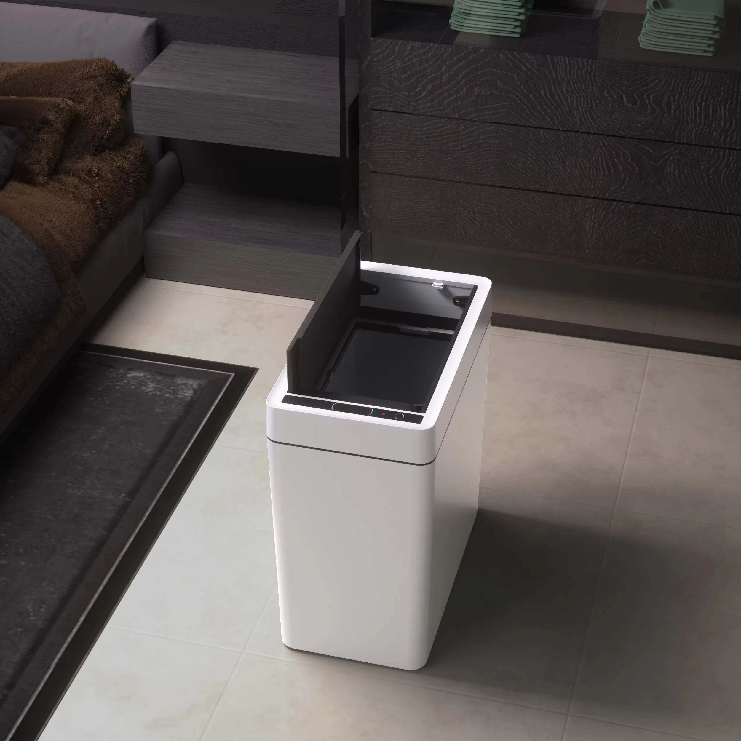 Home Smart Dustbin SmartTrash Can Bin Sensor Induction 10L Hot Sale Trash Can Automatic Smart Waste Bin
Home Smart Dustbin SmartTrash Can Bin Sensor Induction 10L Hot Sale Trash Can Automatic Smart Waste Bin