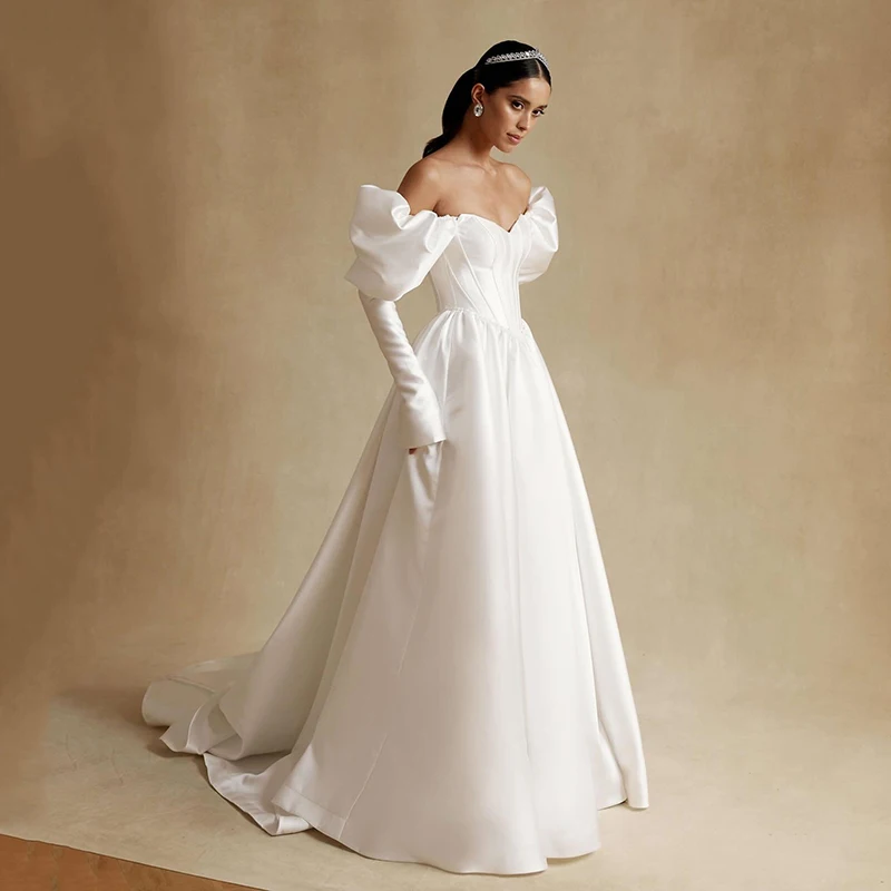 Eightree White 2024 A-Line Wedding Dresses Long Sleeve Floor Length Wedding Gowns Boho Beach Bridal Ball Prom Dress Plus Size
Eightree White 2024 A-Line Wedding Dresses Long Sleeve Floor Length Wedding Gowns Boho Beach Bridal Ball Prom Dress Plus Size