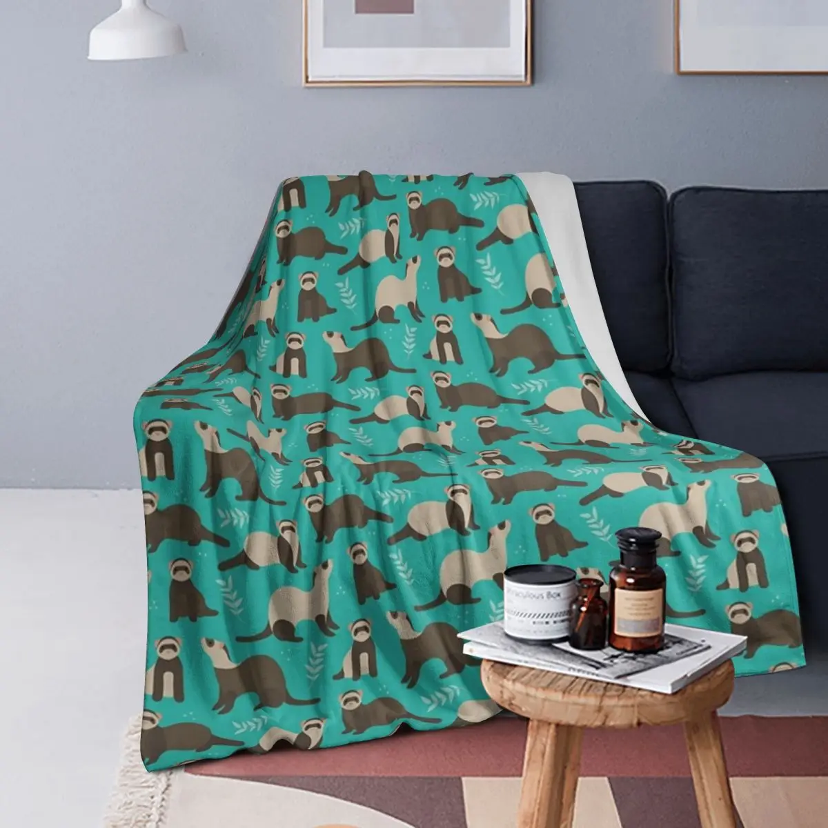 Ferret Pattern Blanket Soft Warm Flannel Throw Blanket Plush for Bed Living room Picnic Travel Home Sofa 
Ferret Pattern Blanket Soft Warm Flannel Throw Blanket Plush for Bed Living room Picnic Travel Home Sofa