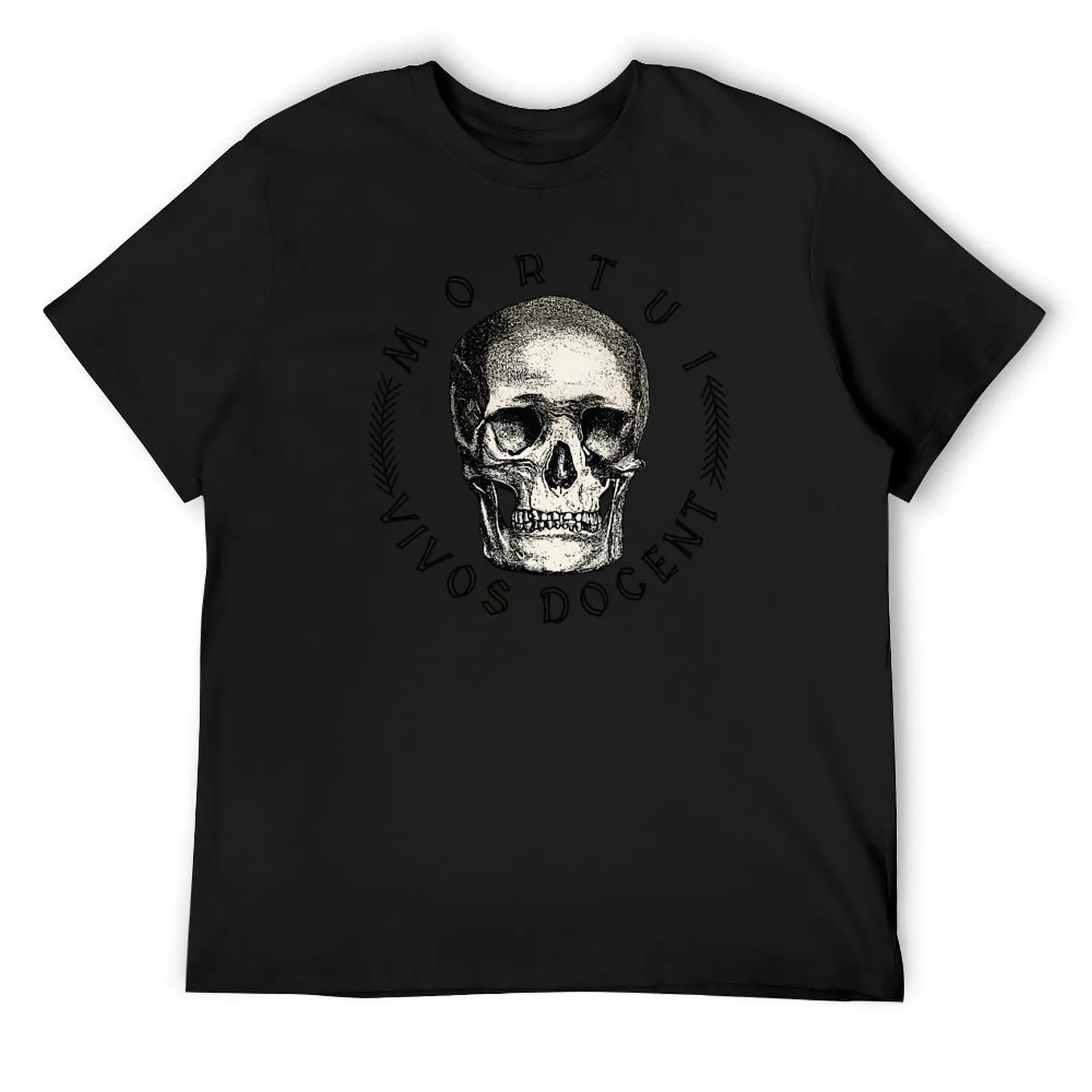 Mortui vivos docent - The dead teach the living - with a skull T-Shirt Clothing plus size tops T-shirts oversize t shirt for men
Mortui vivos docent - The dead teach the living - with a skull T-Shirt Clothing plus size tops T-shirts oversize t shirt for men
