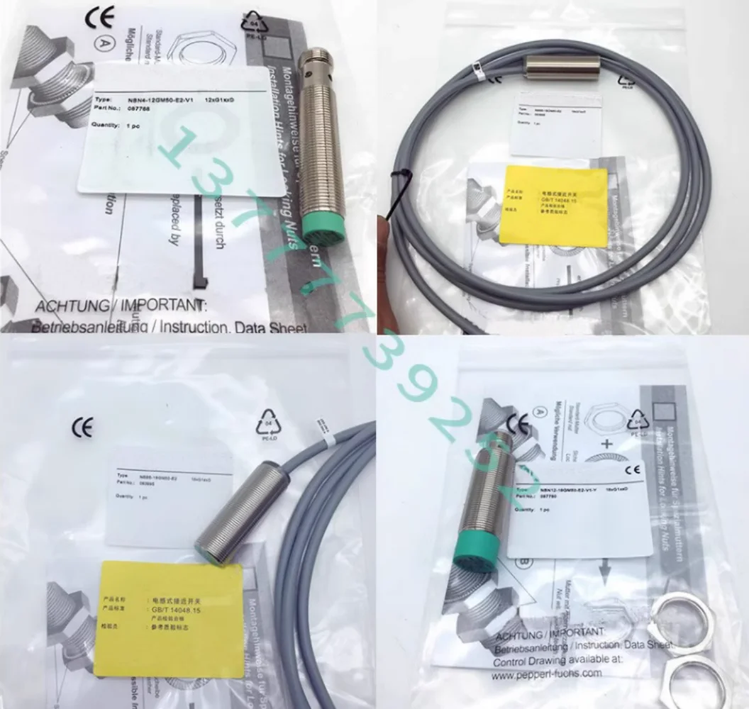 2pcs Proximity switch M12 NBN4/NCB4/NBB2-12GM50/60-E2 E0 A0 A2 N0 WS WOZ0-V1
2pcs Proximity switch M12 NBN4/NCB4/NBB2-12GM50/60-E2 E0 A0 A2 N0 WS WOZ0-V1