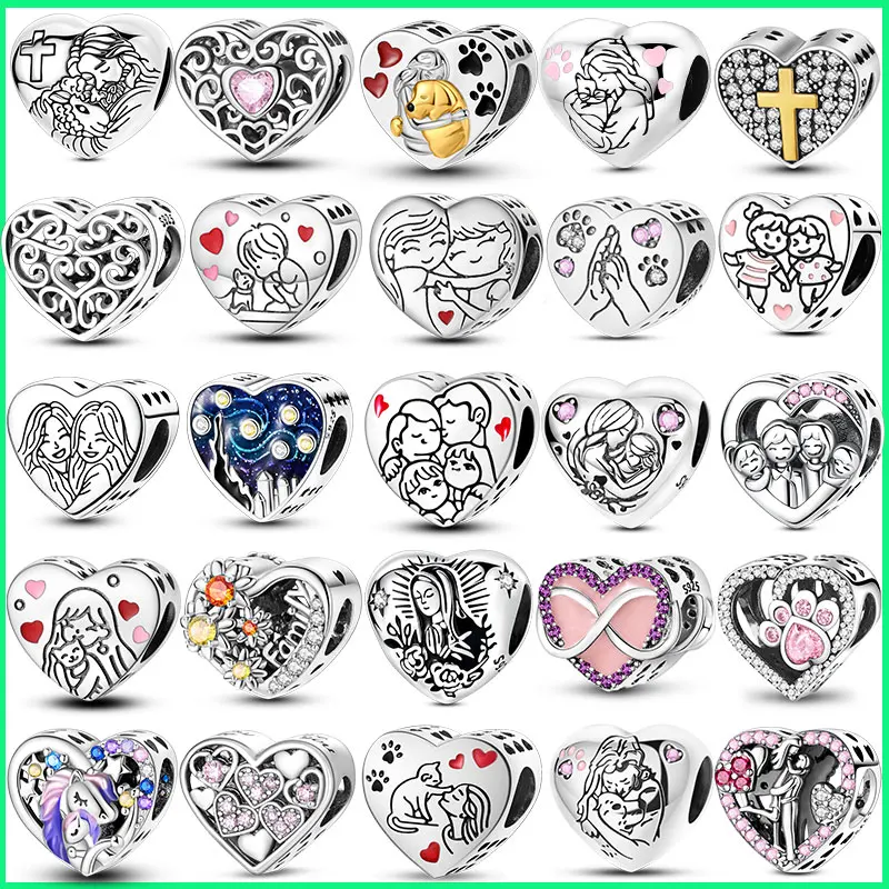 Новые бусины-шармы из стерлингового серебра 925 пробы в форме романтического сердца из серии «Тёплая семья» 2026 года, подходят для оригинальных браслетов, для самостоятельного изготовления ювелирных изделий
Новые бусины-шармы из стерлингового серебра 925 пробы в форме романтического сердца из серии «Тёплая семья» 2026 года, подходят для оригинальных браслетов, для самостоятельного изготовления ювелирных изделий