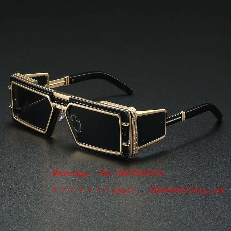 European and American Fashion Sunglasses Men's High-end Fashion Catwalk Sunglasses
European and American Fashion Sunglasses Men's High-end Fashion Catwalk Sunglasses