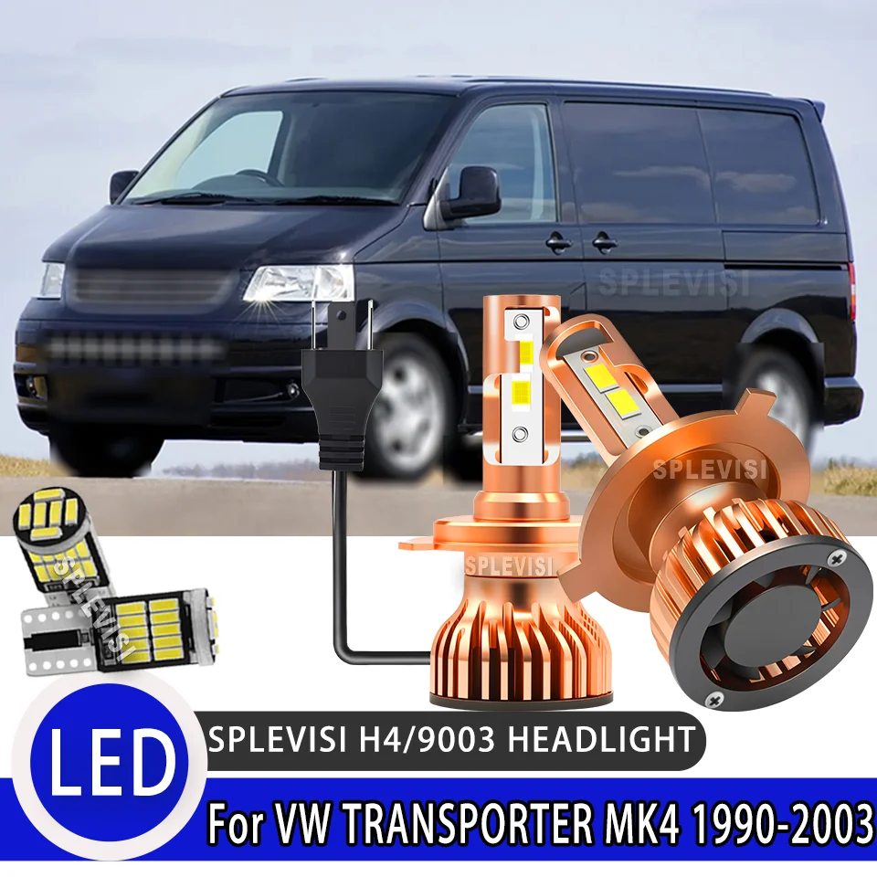 Простая установка, без заморочек с проводкой, водонепроницаемые светодиодные фары H4 для VW TRANSPORTER MK4 1990-2003 гг.
Простая установка, без заморочек с проводкой, водонепроницаемые светодиодные фары H4 для VW TRANSPORTER MK4 1990-2003 гг.