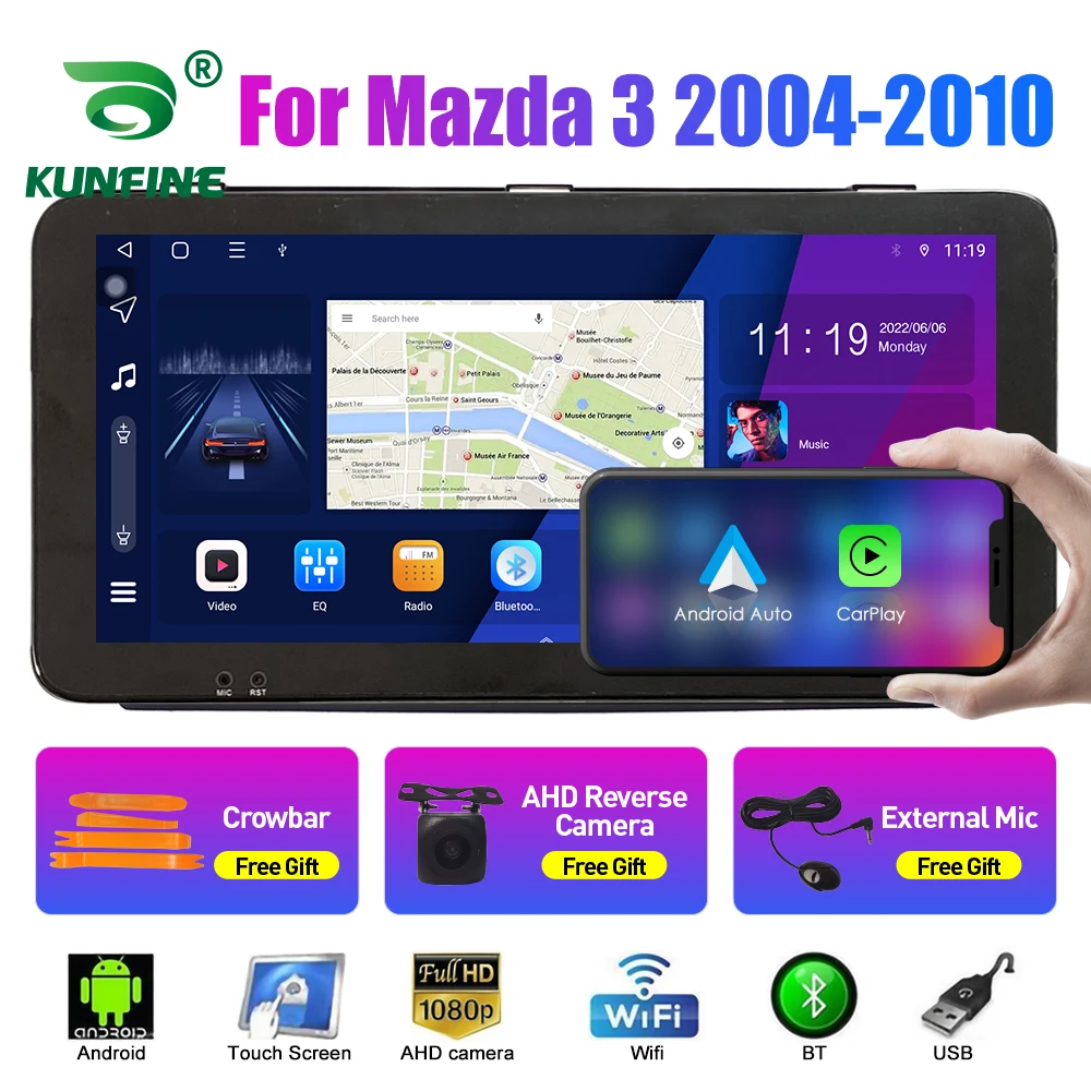 Автомобильный радиоприемник 2Din Android для Mazda 3 2004-2010, автомобильная стереосистема, GPS-навигация, видеоплеер Carplay Andrid Auto BT, WIFI, 4G, головное устройство
Автомобильный радиоприемник 2Din Android для Mazda 3 2004-2010, автомобильная стереосистема, GPS-навигация, видеоплеер Carplay Andrid Auto BT, WIFI, 4G, головное устройство
