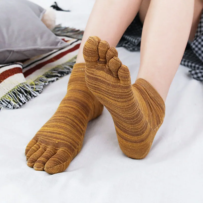 5 Pairs Women's Casual Colorful Cotton Five Fingers Toe Socks Short Tube Striped Japanese Style Fashion & Trendy Socks Harajuku
5 Pairs Women's Casual Colorful Cotton Five Fingers Toe Socks Short Tube Striped Japanese Style Fashion & Trendy Socks Harajuku
