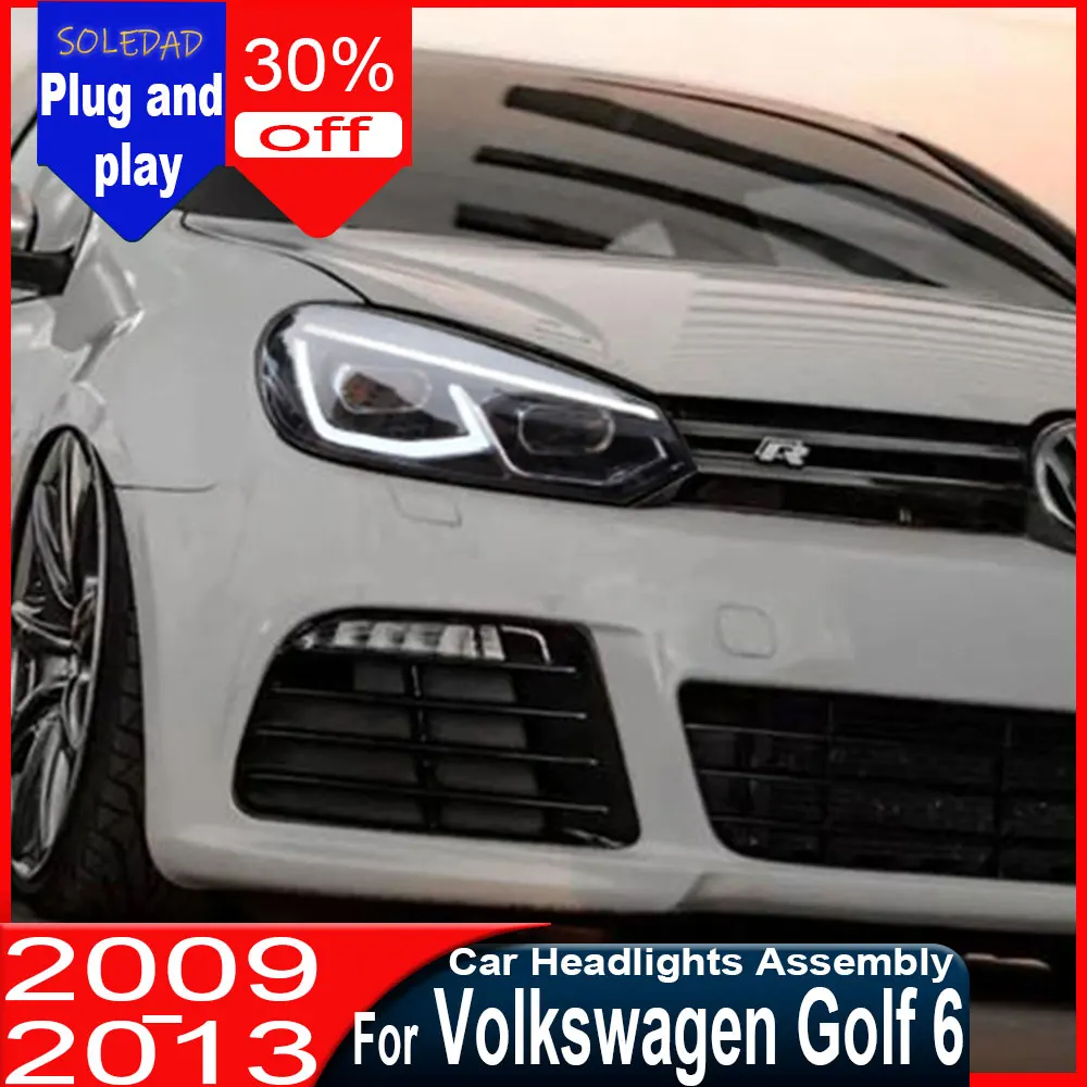 Передние светодиодные фары для Volkswagen Golf 6 2009-2013, фары с дневными ходовыми огнями, указателями поворота, анимационными эффектами, комплект фар в сборе
Передние светодиодные фары для Volkswagen Golf 6 2009-2013, фары с дневными ходовыми огнями, указателями поворота, анимационными эффектами, комплект фар в сборе