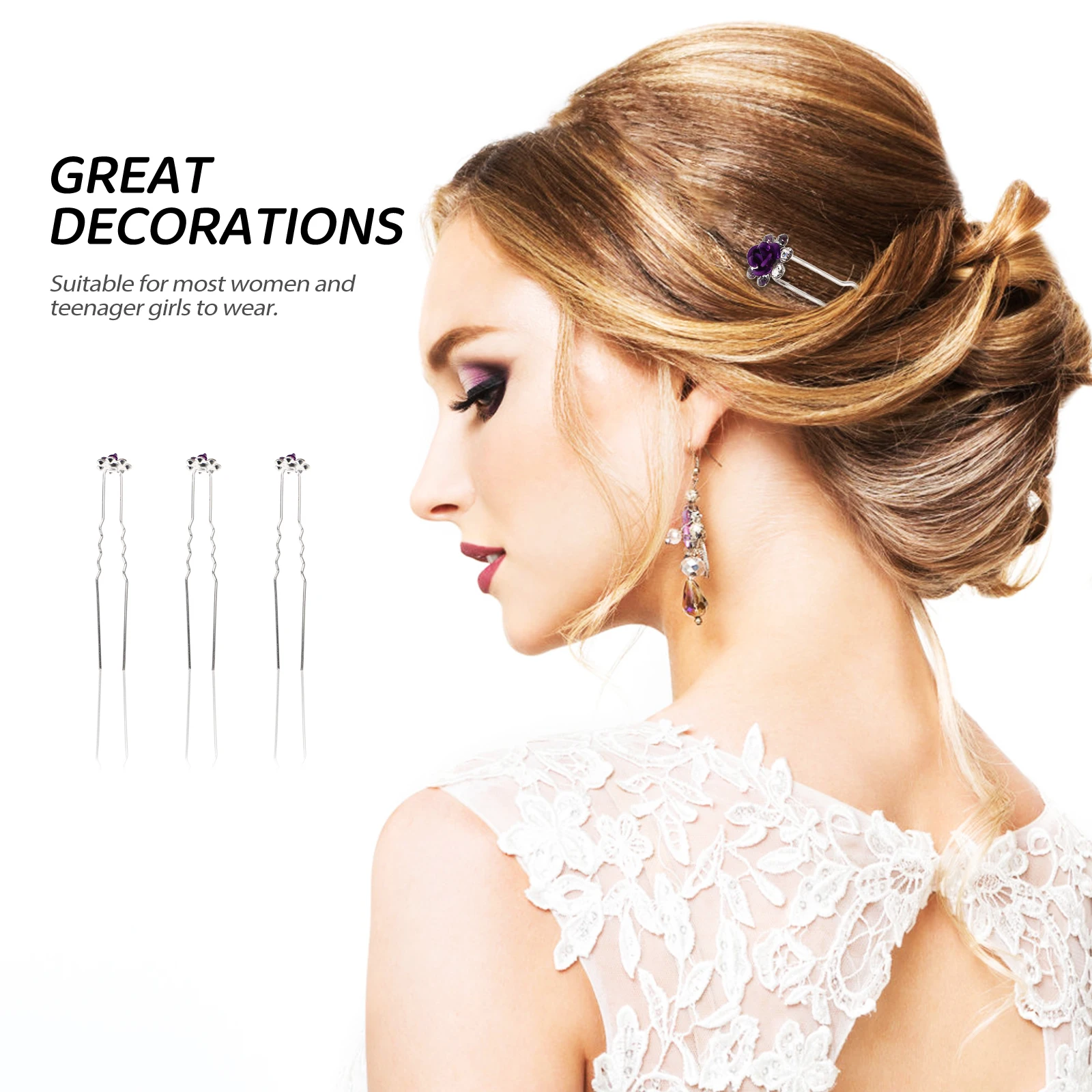 20 Pcs Hairpin Rhinestone Rose Clip Bridal Pins for Haarklammer Pink Headgear Haarschmuck Hochzeit Purple Flower Wedding Miss
20 Pcs Hairpin Rhinestone Rose Clip Bridal Pins for Haarklammer Pink Headgear Haarschmuck Hochzeit Purple Flower Wedding Miss