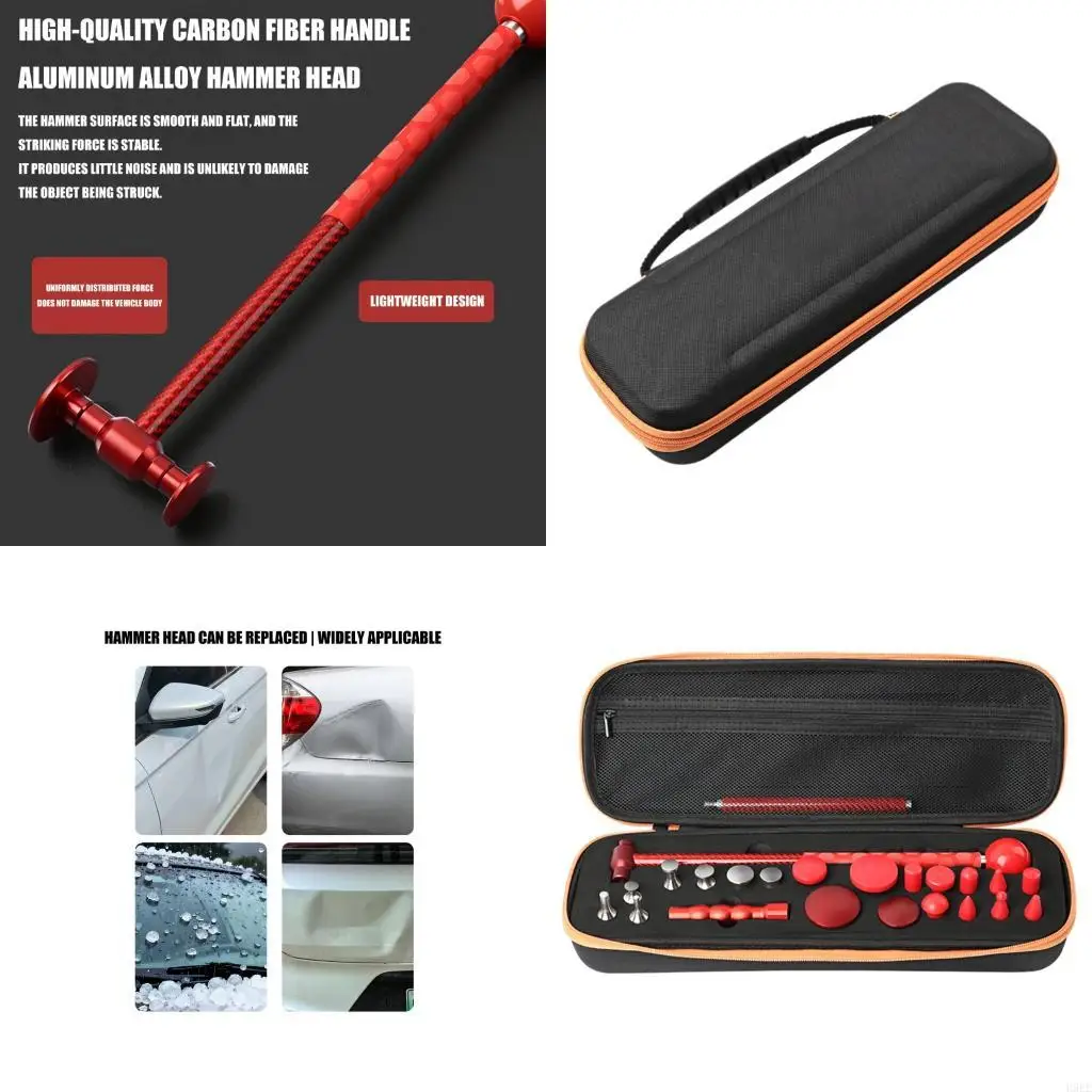 Aluminum Alloy Percussion Leveling Hammer With Carbon Fiber Rod Antislip Car Dents Repair Sheet Metal Restoration Tool H9EE
Aluminum Alloy Percussion Leveling Hammer With Carbon Fiber Rod Antislip Car Dents Repair Sheet Metal Restoration Tool H9EE