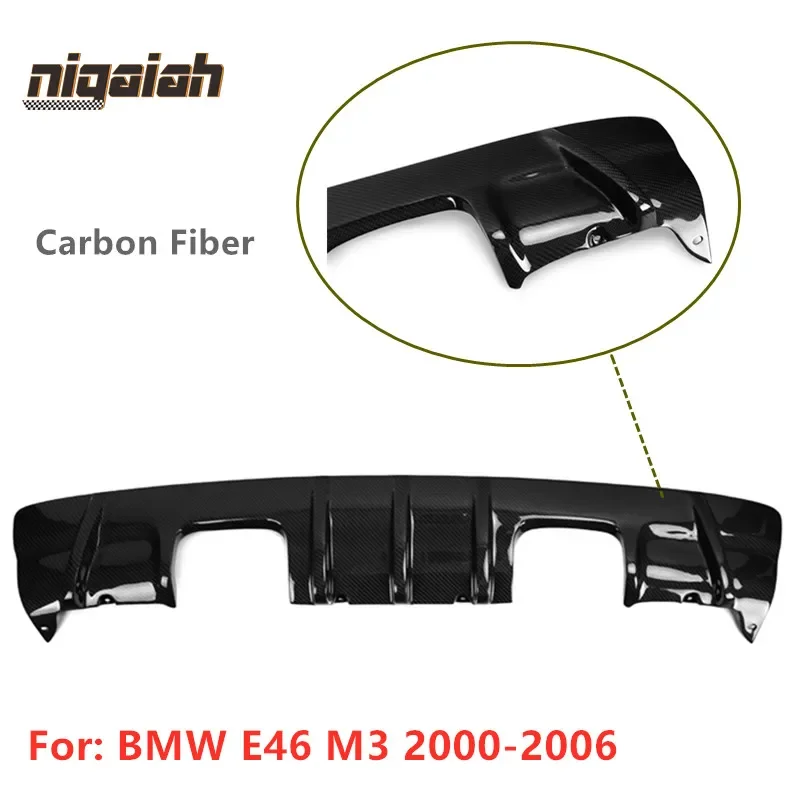 Car Rear Bumper Diffuser Lip For BMW E46 M3 Coupe 2 Door 2000-2006 Real Carbon Fiber Car Rear Diffuser Lip Dual Outlet
Car Rear Bumper Diffuser Lip For BMW E46 M3 Coupe 2 Door 2000-2006 Real Carbon Fiber Car Rear Diffuser Lip Dual Outlet